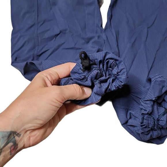 Lululemon lab dance studio pants blue black adjustable ankle 32" pants - Picture 7 of 11